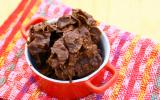 Roses des Sables simplissimes aux corn'flakes et chocolat