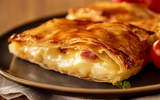 Feuilleté au jambon et au fromage