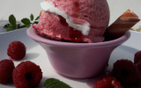 Glace à la framboise