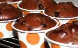 Muffins au chocolat au sucre roux