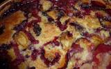 Clafoutis aux prunes et coco