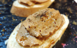 Crostini de pain d'épice au foie gras