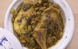 Tajine de poulet aux olives à la marocaine