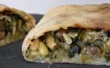 Calzone aux blettes, Roquefort et poires