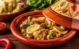 Tajine de poulet aux olives léger