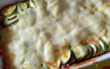 Gratin de courgettes aux 3 fromages