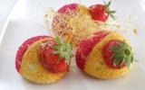 Choux vanille / fraise