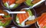 Verrine avocat et saumon au Tartare