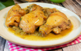 Poulet de Houdan au cidre