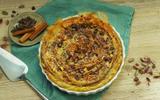 Tarte filo chocolat et pistaches, façon galatopita : ce dessert entre flan et tarte va vous faire fondre