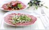 Carpaccio de bœuf au pesto