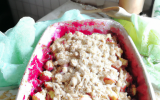 Crumble aux pommes et fruits rouges à la poêle !