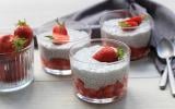 Pudding aux graines de chia et fraises du Périgord IGP