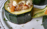 Courgettes farcies végétariennes à la ricotta