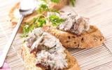 Toasts de rillettes de filets de sardines citron basilic