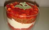 Verrine fraises et spéculos