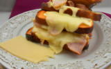 Croque monsieur au fromage à raclette