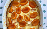 Gratin d'abricots aux amandes