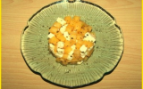 Tartare de melon, mozzarella et basilic