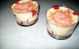 Tiramisu fraises et biscuits rose de Reims