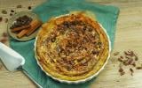 Tarte filo chocolat et pistaches, façon galatopita