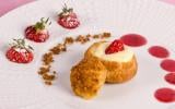 Chou aux fraises, cremeux vanille poivre