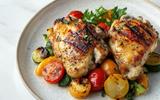 Un plat complet au four avec du poulet et des courgettes : la recette toute simple concoctée par une diététicienne