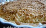 Tarte de crumble aux pommes et aux amandes