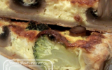 Quiche de brocolis champignons