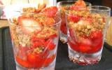 Crumble aux fraises facile