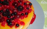 Cheesecake ricotta-fruits rouges au lemon curd