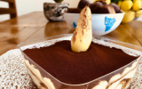 Tiramisu à la poire, au chocolat grand marnier