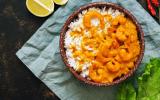 Curry de crevettes au lait de coco facile