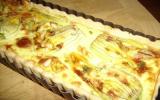 Tarte aux fleurs de courgettes ricotta