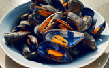 Moules marinières à la normande