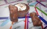 Cupcakes chocolat aux oursons guimauves