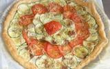 Tarte fine courgette tomate