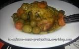 Tadjine zitoune (poulet aux olives)...