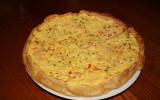 Quiche au surimi et aux herbes 