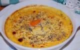 Soupe gratinée de chou-fleur et carottes