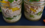 Verrine au thon et à la péche