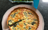 Quiche au saumon et aux épinards