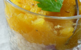 Verrine d'orient et sa gelée de carottes au cumin