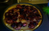 Tarte aux figues et son nappage de confiture de groseille