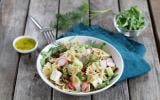 Salade de farfalle au blé complet aux légumes frais