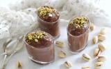 Mousse au chocolat vegan aux pistaches