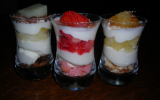 Verrines au mascarpone et fraise des bois