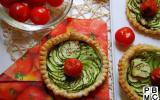 Tartelettes à la courgette et fromage frais