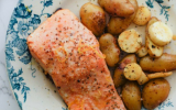 Pavés de saumon au citron et gingembre