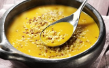 Soupe de potimarron au quinoa gourmand